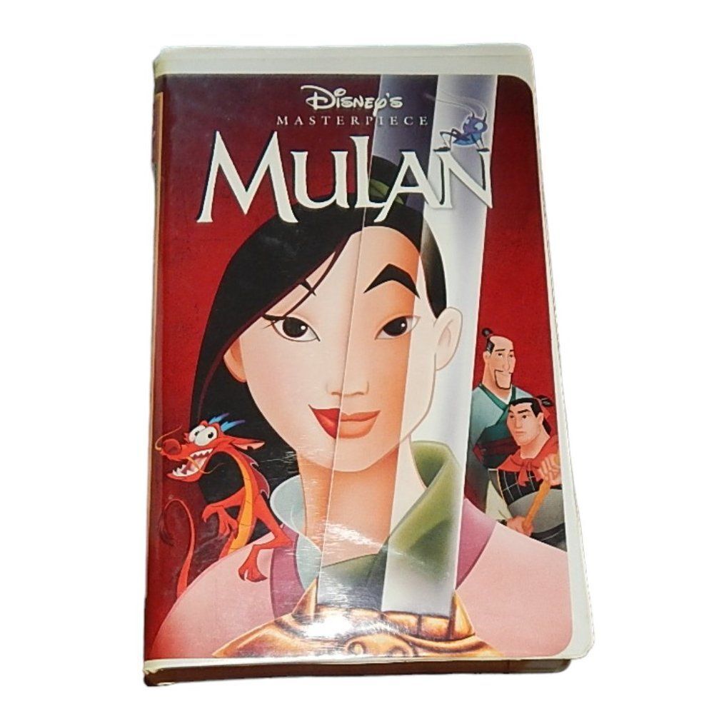DISNEY'S MASTERPIECE MULAN vintage VHS in original plastic clamshell case
